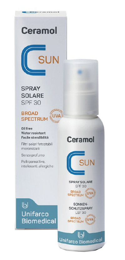 CERAMOL SUN SPRAY SPF 30 125 ML - Antica Farmacia Ferrari