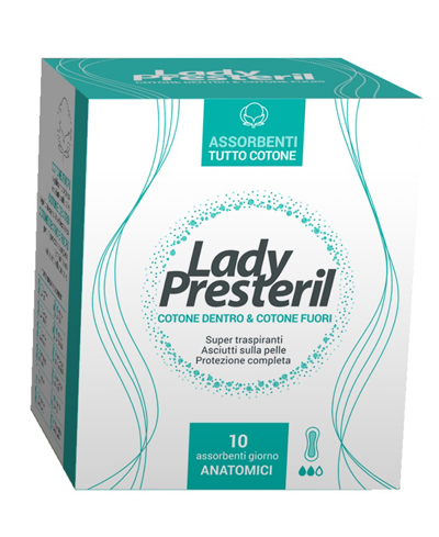 LADY PRESTERIL ANATOMICO POCKET 10 PEZZI - Antica Farmacia Ferrari