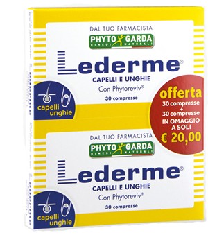 LEDERME CAPELLI UNGHIE 30 COMPRESSE - Antica Farmacia Ferrari