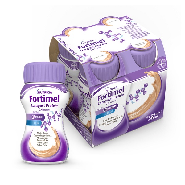 FORTIMEL COMPACT PROTEIN CAFFE' 4 X 125 ML - Antica Farmacia Ferrari