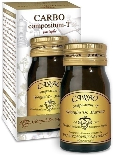 CARBO COMPOSITUM T 225 PASTIGLIE - Antica Farmacia Ferrari