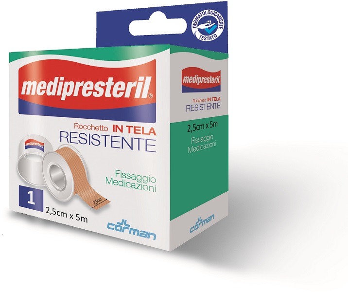 CEROTTO IN ROCCHETTO IN TELA MEDIPRESTERIL 5X250CM - Antica Farmacia Ferrari