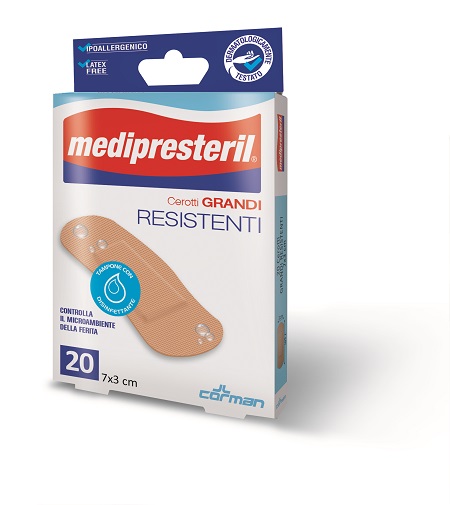 CEROTTO MEDIPRESTERIL RESISTENTI MEDI 7X2CM 20 PEZZI - Antica Farmacia Ferrari