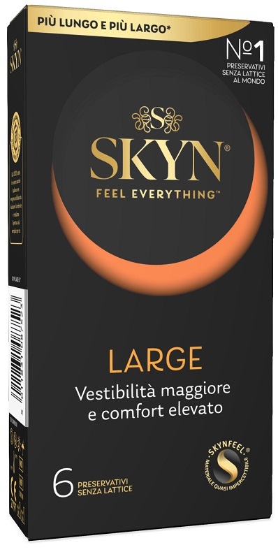 PROFILATTICO ANSELL AKUEL SKYN LARGE B 6 PEZZI - Antica Farmacia Ferrari