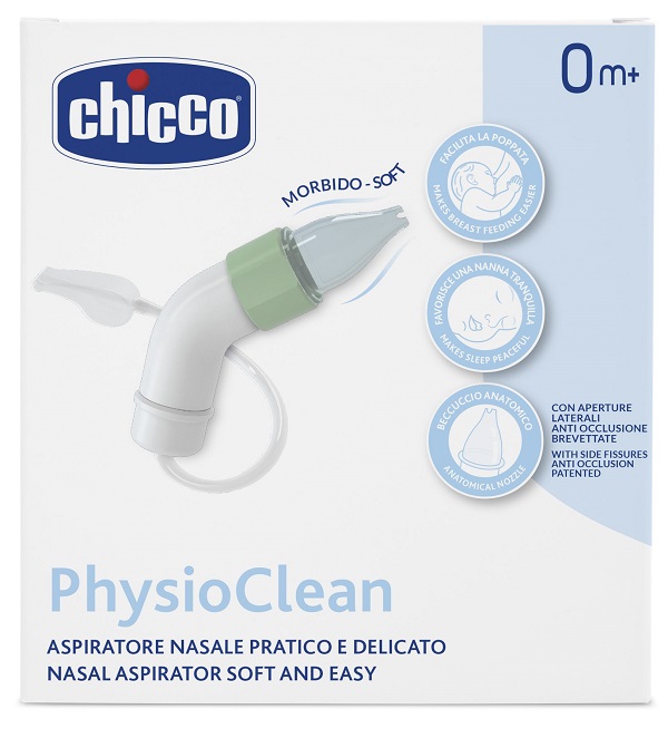 ASPIRATORE NASALE CHICCO PHYSIOCLEAN - Antica Farmacia Ferrari