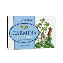 CARMINA CARBONE 24 CAPSULE VEGETALI 12 G - Antica Farmacia Ferrari