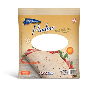 PIACERI MEDITERRANEI PIADINA OLIO D'OLIVA 200 GRAMMI - Antica Farmacia Ferrari