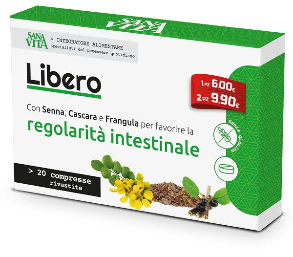 SANAVITA LIBERO 20 COMPRESSE - Antica Farmacia Ferrari