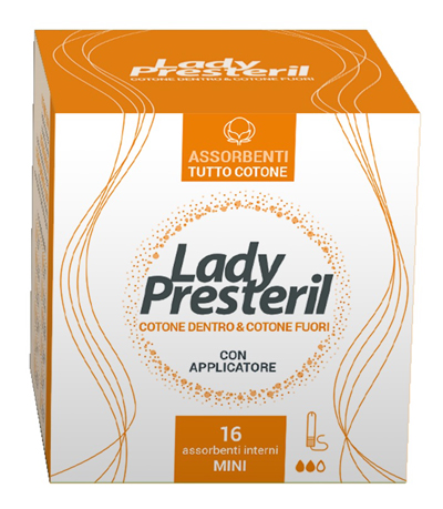 LADY PRESTERIL ASSORBENTI INTERNI MINI 16 PEZZI - Antica Farmacia Ferrari