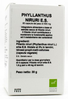 PHYLLANTHUS NIRURI ESTRATTO SECCO 60 CAPSULE - Antica Farmacia Ferrari