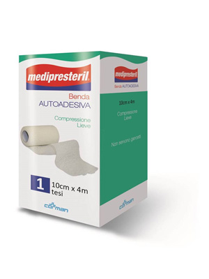 BENDA ADESIVA MEDIPRESTERIL 10X400CM - Antica Farmacia Ferrari
