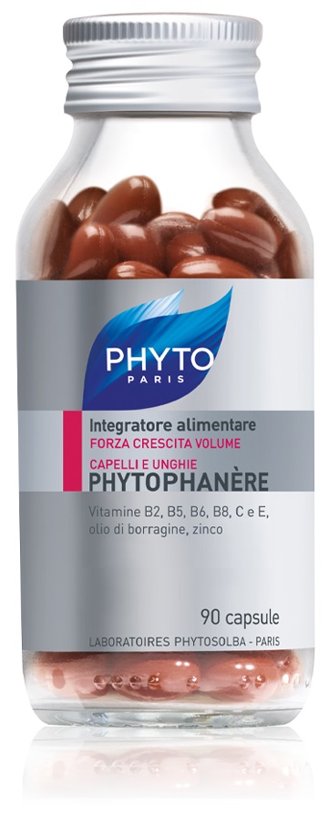 PHYTO PARIS PHYTOPHANERE INTEGRATORE ALIMENTARE CAPELLI/UNGHIE 90 CAPSULE NUOVA FORMULA ALLO ZINCO - Antica Farmacia Ferrari