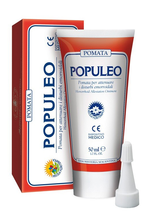 POPULEO POMATA EMORROIDI 50 ML - Antica Farmacia Ferrari