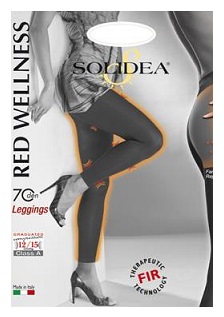 RED WELLNESS 70 LEGGINS NERO 2M - Antica Farmacia Ferrari