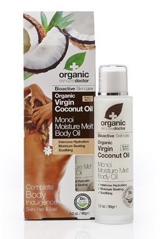 DR ORGANIC COCONUT OIL COCCO MONOI MOISTURE MELT BODY OIL OLIO CORPO 100 ML - Antica Farmacia Ferrari