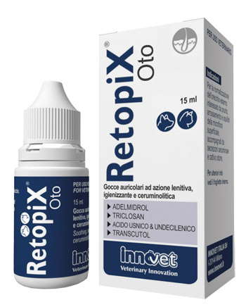 RETOPIX OTO GOCCE AURICOLARI FLACONE CONTAGOCCE 15 ML - Antica Farmacia Ferrari