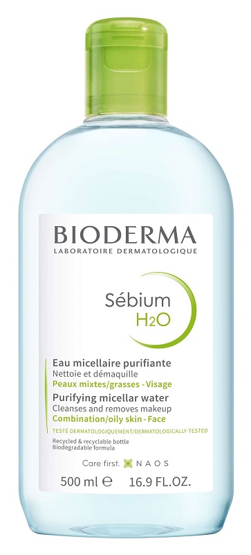 SEBIUM H2O DETERGENTE STRUCCANTE PELLE MISTA 500 ML - Antica Farmacia Ferrari