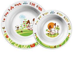AVENT SET 2 PIATTI FONDI 6 MESI+ - Antica Farmacia Ferrari