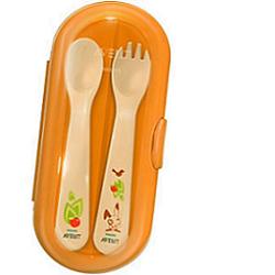 AVENT SET POSATINE DA VIAGGIO 12 MESI+ - Antica Farmacia Ferrari