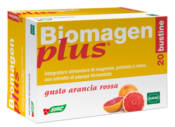 BIOMAGEN PLUS ARANCIA ROSSA 20 BUSTE ASTUCCIO 100 G - Antica Farmacia Ferrari
