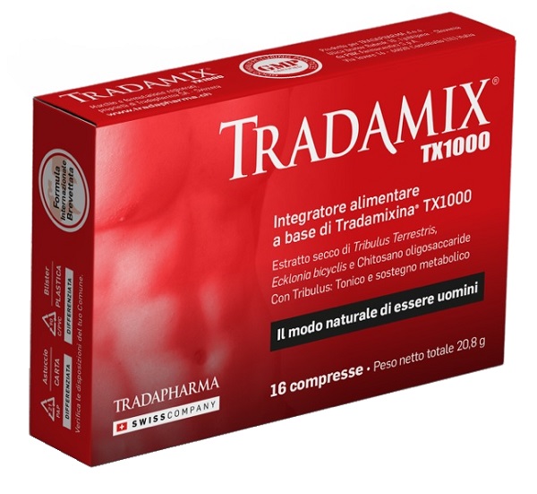 TRADAMIX TX 1000 ASTUCCIO 16 COMPRESSE DUE BLISTER 8 COMPRESSE - Antica Farmacia Ferrari