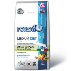 FORZA 10 DOG MEDIUM DIET CON CERVO E PATATE MEDIA TAGLIA 12 KG - Oltrefarma