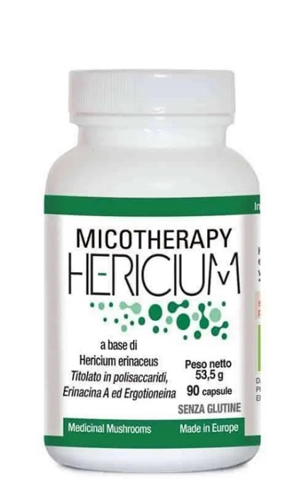 MICOTHERAPY HERICIUM 90 CAPSULE FLACONE 53,50 G - Antica Farmacia Ferrari