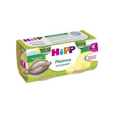 HIPP OMOGENEIZZATO PLATESSA CON PATATE 2X80 G - Antica Farmacia Ferrari