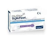 LANCETTE PUNGIDITO MYSTAR SYLKFEEL LANCETS 33 GAUGE 25 PEZZI - Antica Farmacia Ferrari
