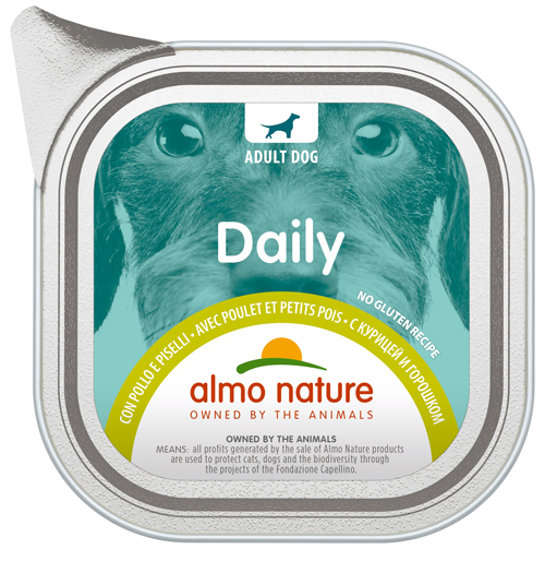 DAILY MENU DOGS CON POLLO E PISELLI 100 G - Antica Farmacia Ferrari