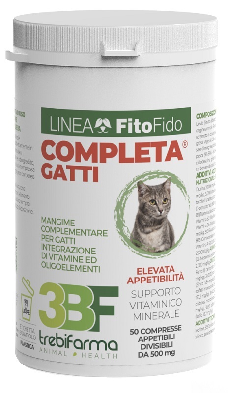 COMPLETA GATTI 50 COMPRESSE BARATTOLO 25 G - Antica Farmacia Ferrari