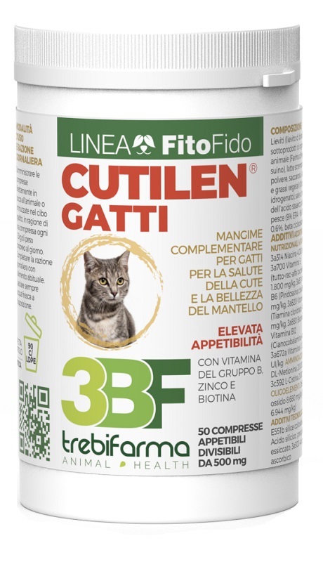 CUTILEN GATTI 50 COMPRESSE BARATTOLO 25 G - Antica Farmacia Ferrari
