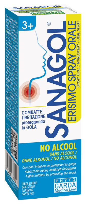 SANAGOL SPRAY ERISIMO SENZA ALCOOL 20 ML - Antica Farmacia Ferrari