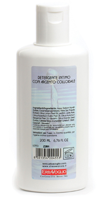DETERGENTE INTIMO ALL'ARGENTO COLLOIDALE FLACONE 200 ML - Antica Farmacia Ferrari