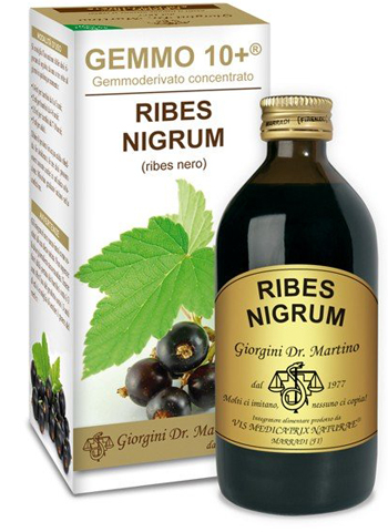 GEMMO 10+ RIBES NERO 200 ML LIQUIDO ANALCOLICO - Antica Farmacia Ferrari