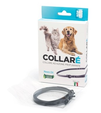 COLLARE' COLLARE PER CANI E GATTI AD AZIONE PROFUMANTE NERO CON OLIO DI NEEM - Antica Farmacia Ferrari