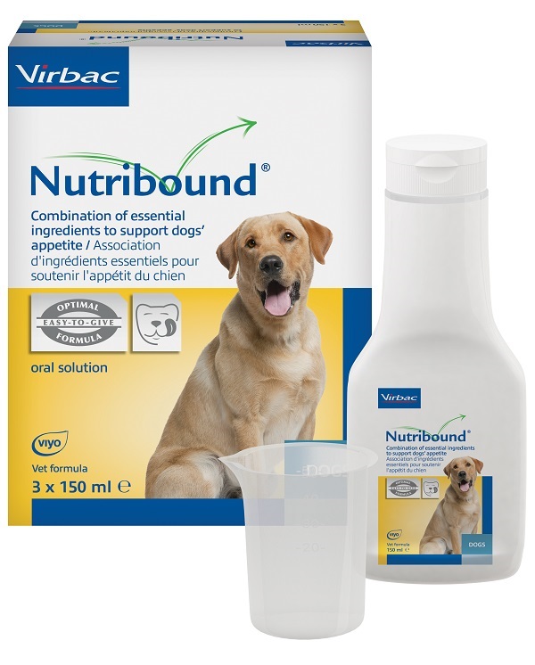 NUTRIBOUND SOLUZIONE ORALE APPETIBILE PER CANI 3 FLACONI DA 150 ML - Antica Farmacia Ferrari