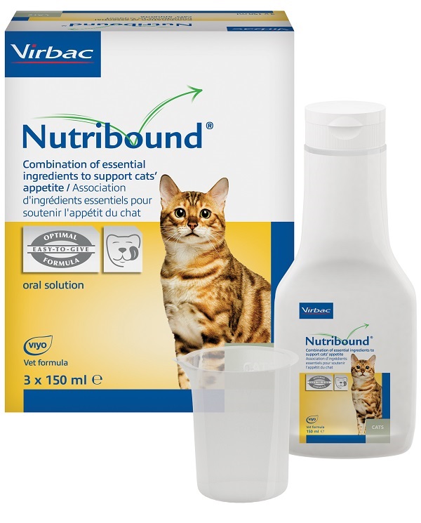 NUTRIBOUND SOLUZIONE ORALE APPETIBILE PER GATTI 3 FLACONI DA 150 ML - Antica Farmacia Ferrari
