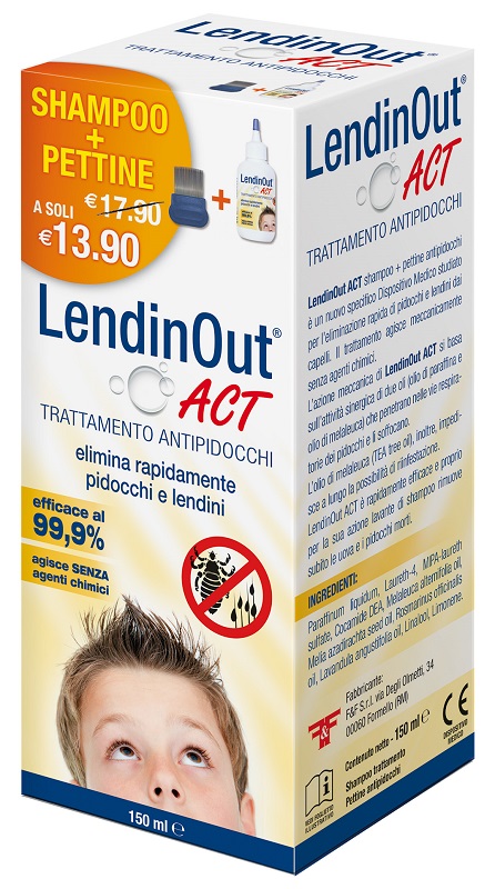 LENDINOUT ACT ANTIPIDOCCHI 150 ML - Antica Farmacia Ferrari