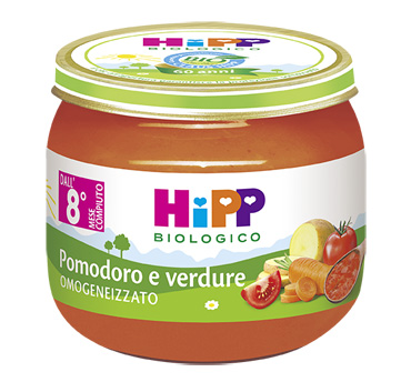 HIPP BIO HIPP BIO OMOGENEIZZATO SUGO POMODORO VERDURE 2X80 G - Antica Farmacia Ferrari