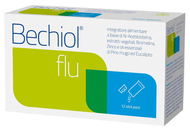 BECHIOL FLU 12 BUSTINE STICK PACK - Antica Farmacia Ferrari