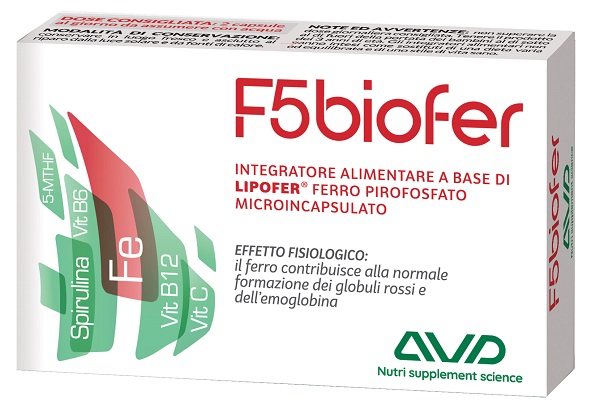 F5 BIOFER 30 CAPSULE BLISTER 14,8 G - Antica Farmacia Ferrari