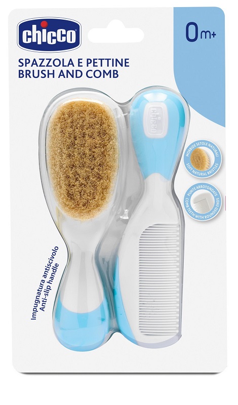 CHICCO SPAZZOLA + PETTINE AZZURRO - Antica Farmacia Ferrari