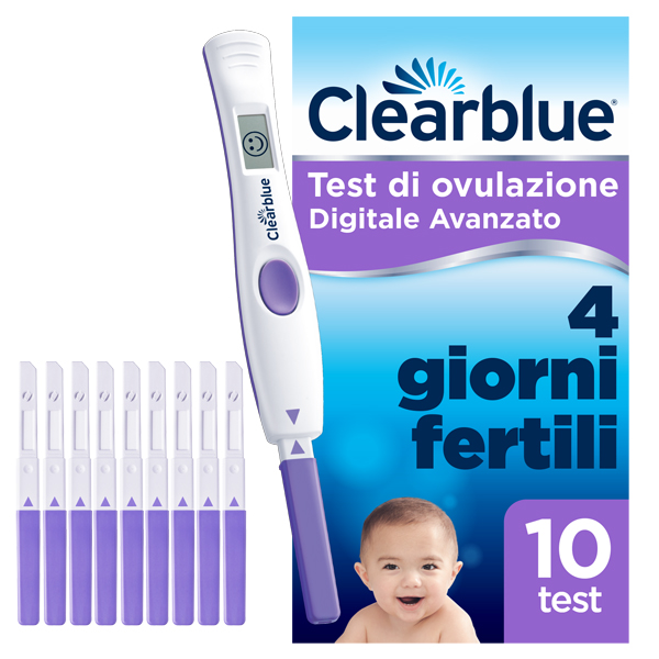 CLEARBLUE TEST DI OVULAZIONE AVANZATO 1 PEZZO - Antica Farmacia Ferrari