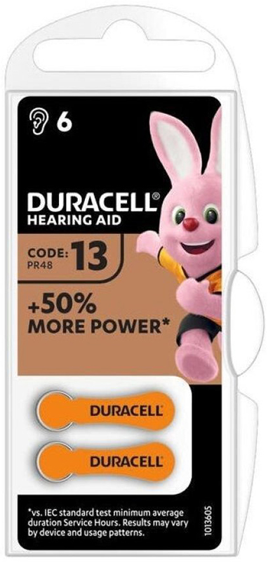 DURACELL EASY TAB 13 ARANCIO BATTERIA PER APPARECCHIO ACUSTICO - Antica Farmacia Ferrari