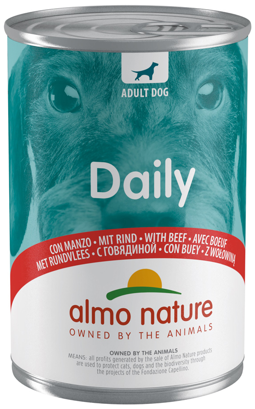 ALMO NATURE DOGS DAILY MENU CON MANZO 400G - Oltrefarma