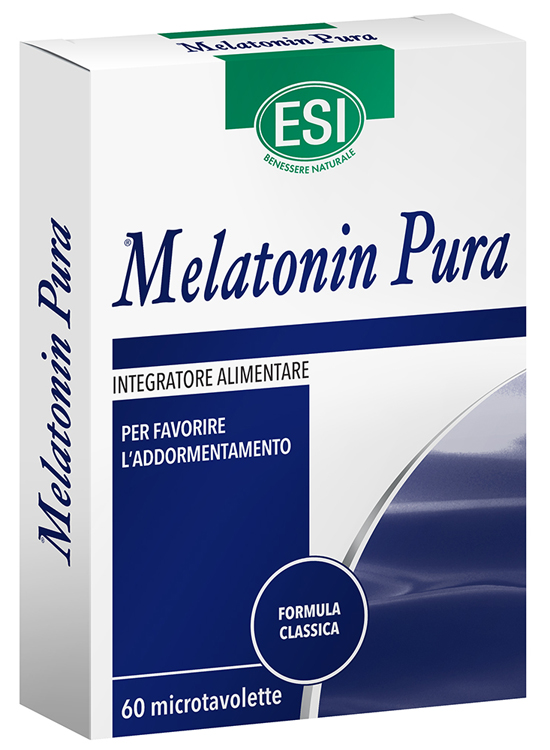 ESI MELATONIN PURA 60 MICROTAVOLETTE - Antica Farmacia Ferrari