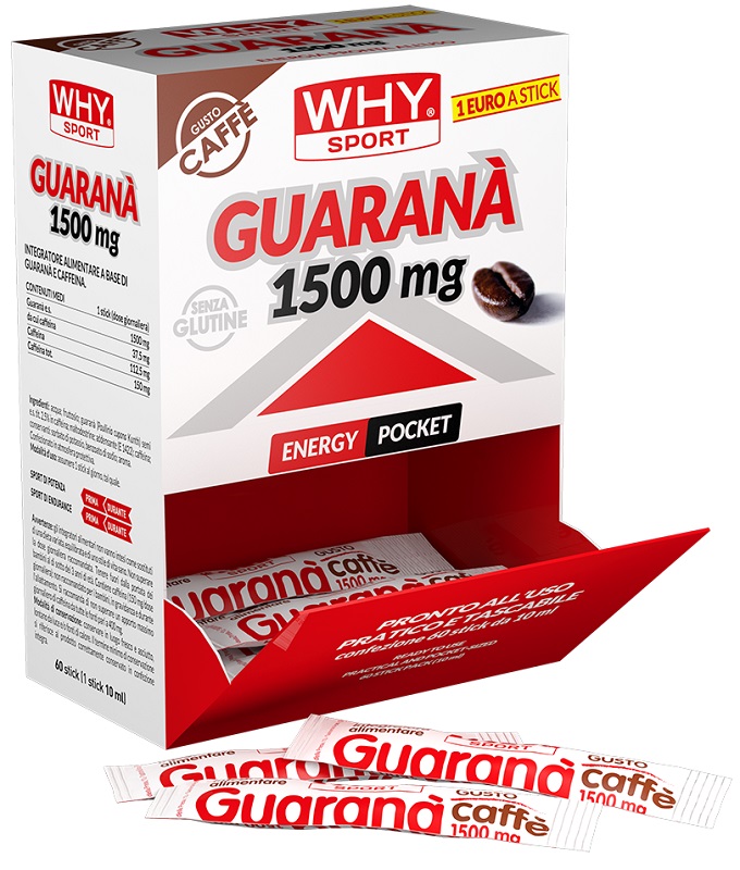 WHY GUARANA' 1500MG 1 BARRETTA STICK 10 ML - Antica Farmacia Ferrari