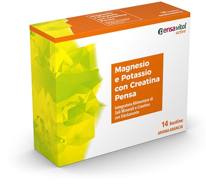 MAGNESIO E POTASSIO CON CREATINA ARANCIA PENSA 14 BUSTINE - Antica Farmacia Ferrari