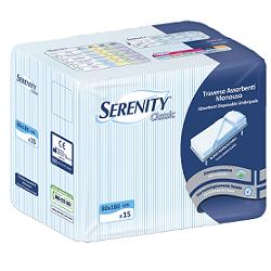 TRAVERSA SALVAMATERASSO PER INCONTINENZA SERENITY CLASSIC ALOE 80X180CM 15 PEZZI FARMABILITY - Antica Farmacia Ferrari